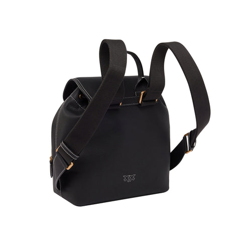 Pinko Zainetto Zaino Donna Carrie in pelle Nero - Francavilla Moda